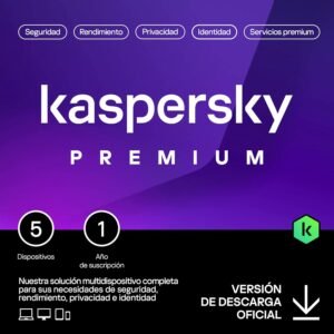 Kaspersky Premium 5 Dispositivos 1 Año