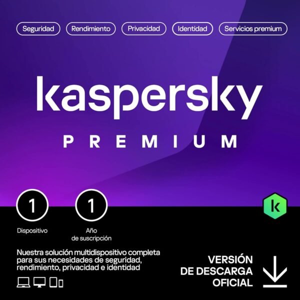 884095209506 Kaspersky Premium 1 Dispositivo 1 Año